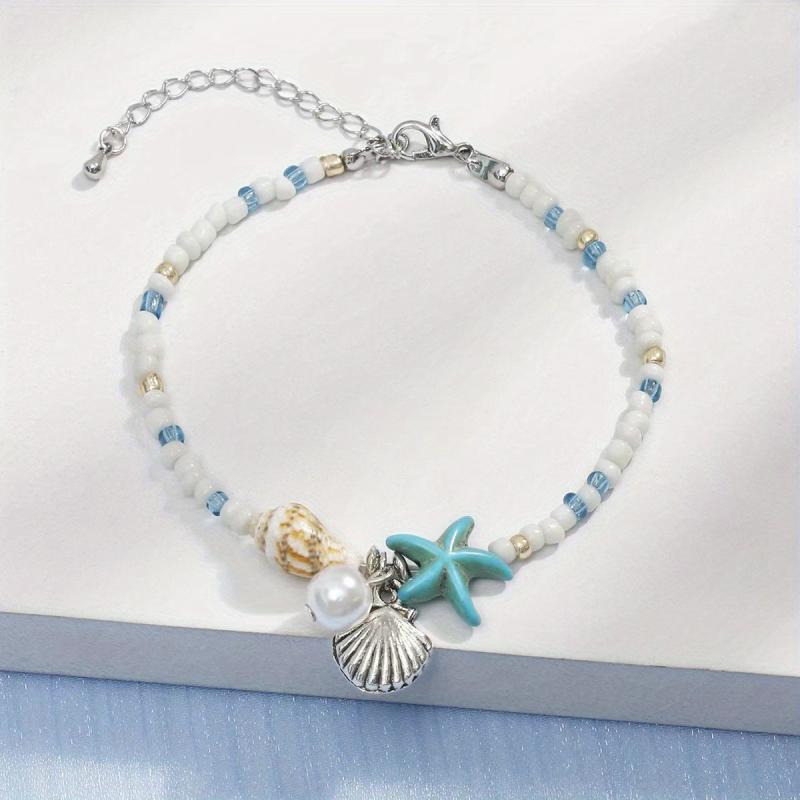 Boho Starfish Bracelet for Beach Outfits