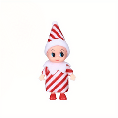 12 Doll House Christmas Elf Dolls Felt Dolls Tree Decoration Household Props