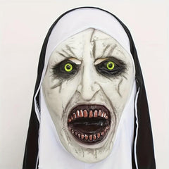 Nun Scary Mask Men's Dress Up Costume for Halloween