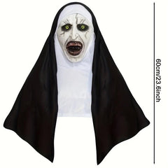 Nun Scary Mask Men's Dress Up Costume for Halloween