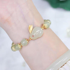 Jade Rabbit Agate Bracelet - Perfect Gift for Your Girlfriend's Mom