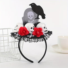 Children's Devil Skull Headband Halloween Costume