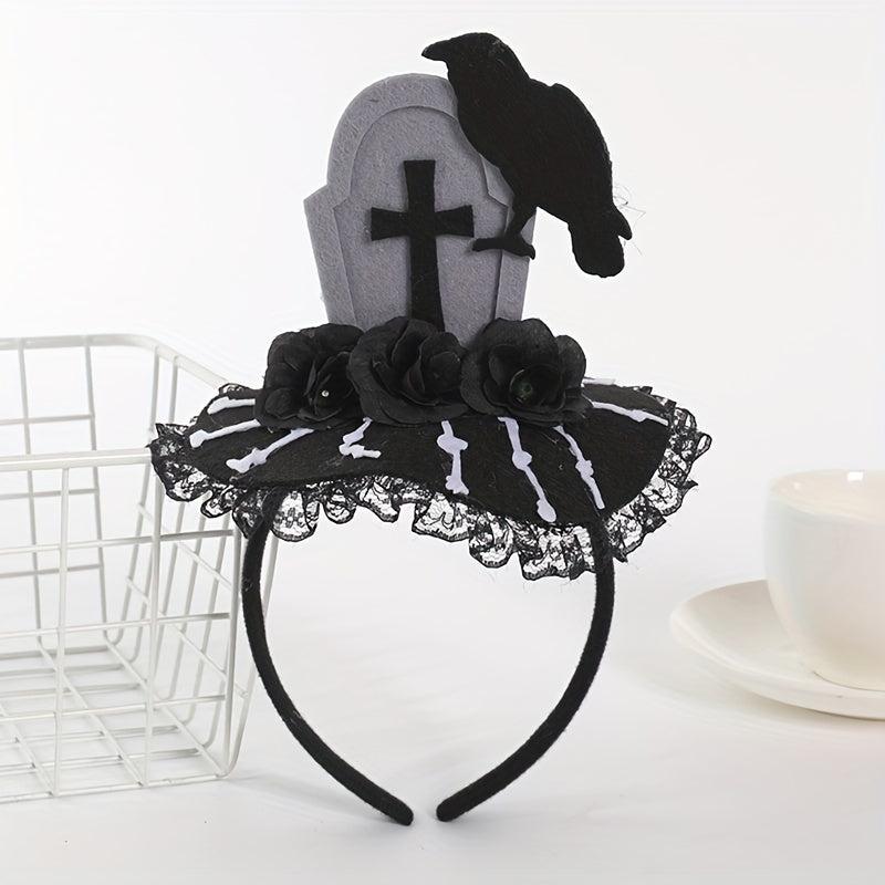 Children's Devil Skull Headband Halloween Costume