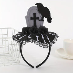 Children's Devil Skull Headband Halloween Costume
