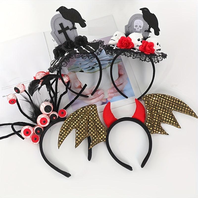 Children's Devil Skull Headband Halloween Costume