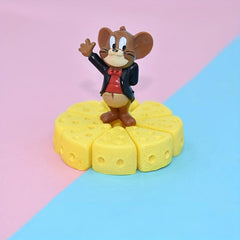 4pcs Simulation Triangle Cheese Cake Resin Accessories
