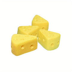4pcs Simulation Triangle Cheese Cake Resin Accessories