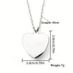 Deer Animal Heart Pendant Necklace - Lovely Necklace Toy Gift