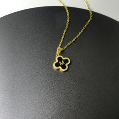 European American M Necklace High-end Clover Pendant Collarbone Chain