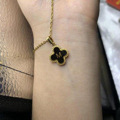 European American M Necklace High-end Clover Pendant Collarbone Chain