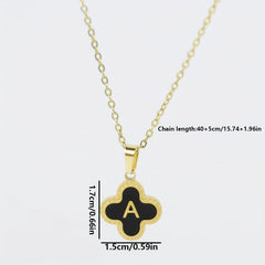 European American M Necklace High-end Clover Pendant Collarbone Chain
