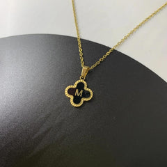 European American M Necklace High-end Clover Pendant Collarbone Chain