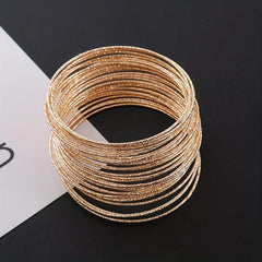 Bohemian Style Stackable Bracelets: Hip Hop Accessories For Women