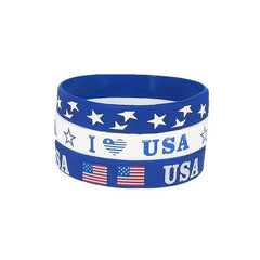 American Flag Wristband for Patriotic Style