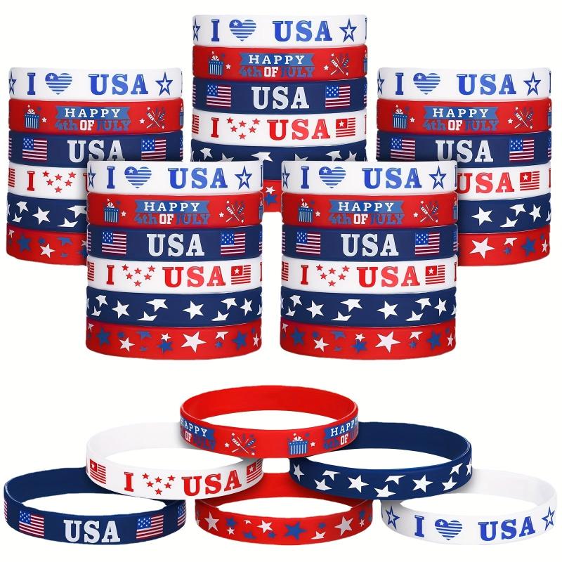 American Flag Wristband for Patriotic Style
