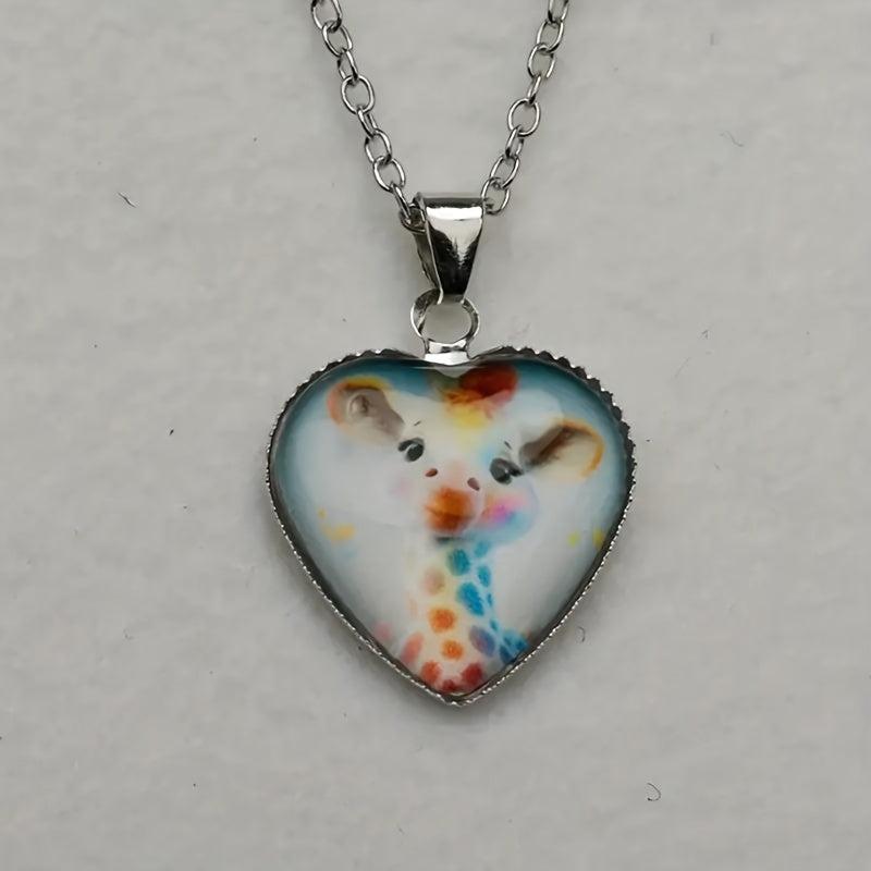 Giraffe Pendant Necklace Toy For Kids and Adults