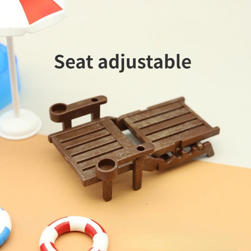 Doll House Mini Play Set with Swimming Pool & More - Ideal for Kids