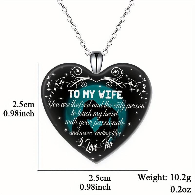 Crystal Letter Necklace English Birthday Gift For Boyfriend And Girlfriend