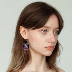 Luminous Mushroom Drop Earrings - Holiday Party Favors