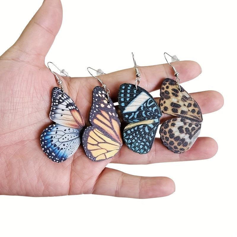 Vintage Butterfly Wing Earrings for Weddings & Parties
