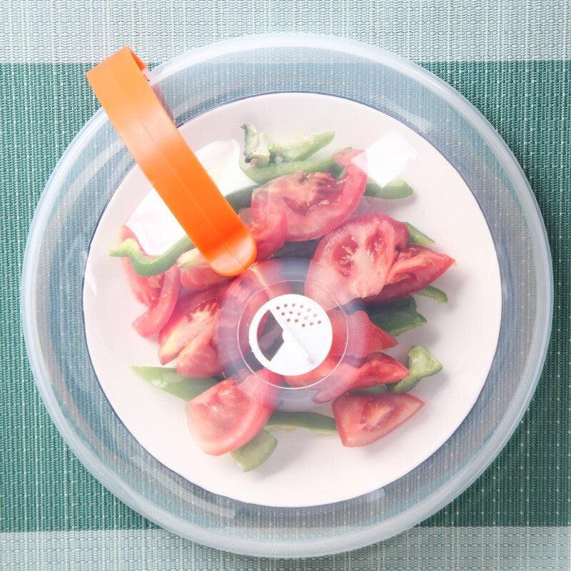 4PCS Microwave Food Cover High Temp Anti Sputtering Lid