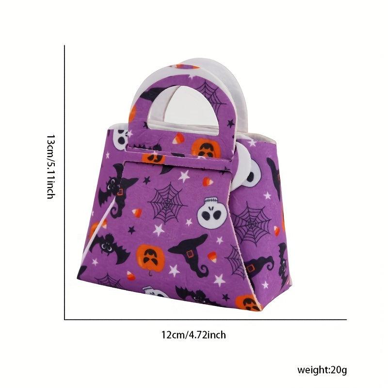 Halloween Candy Bag Non-woven Pumpkin Tote Bag Ghost Party Decoration Handbag