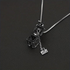 Vintage Flower Urn Necklace For Ashes Memorial Locket Pendant Keepsake