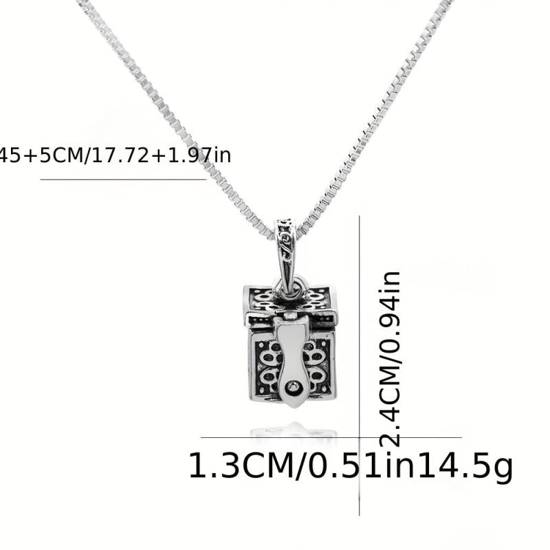 Vintage Flower Urn Necklace For Ashes Memorial Locket Pendant Keepsake