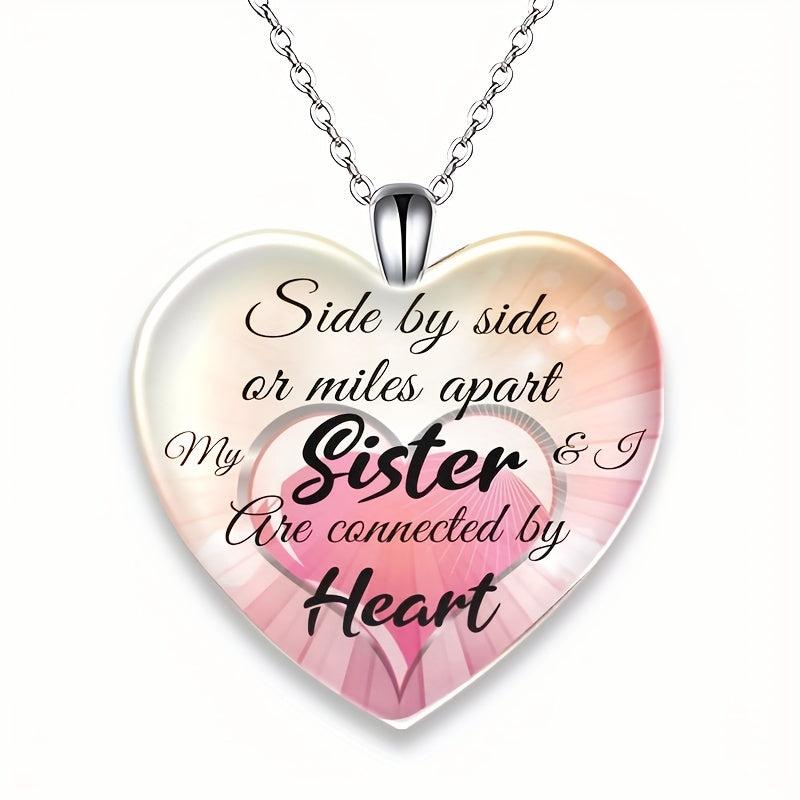 Love Crystal Rose Pattern Pendant Necklace For Children