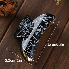 Halloween Spider Web Clip Gas Hair Clip