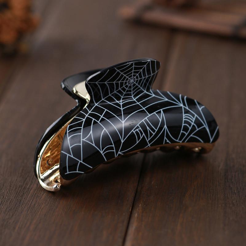 Halloween Spider Web Clip Gas Hair Clip