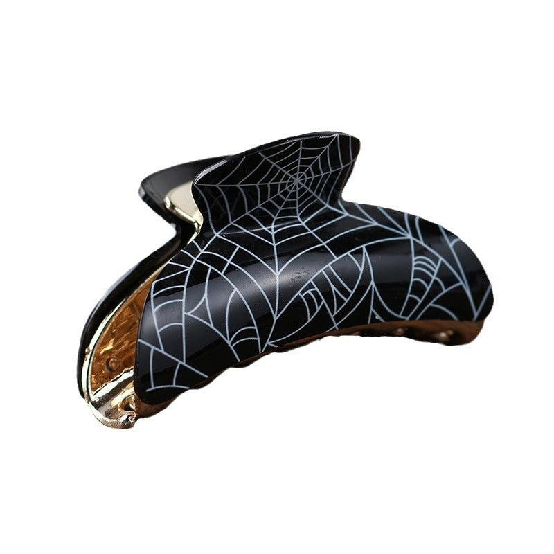 Halloween Spider Web Clip Gas Hair Clip