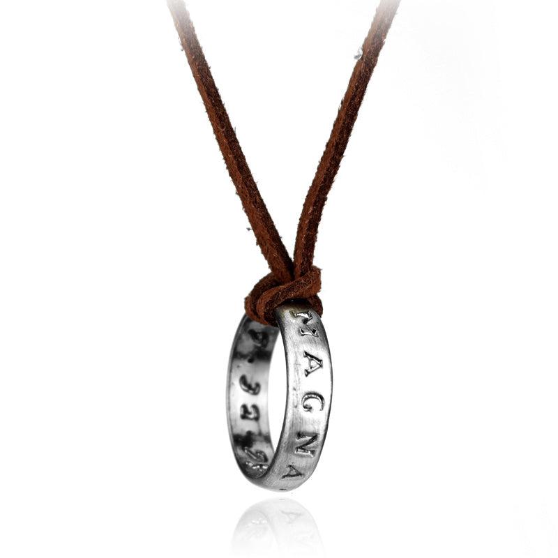 Vintage Style Ring Pendant Necklace