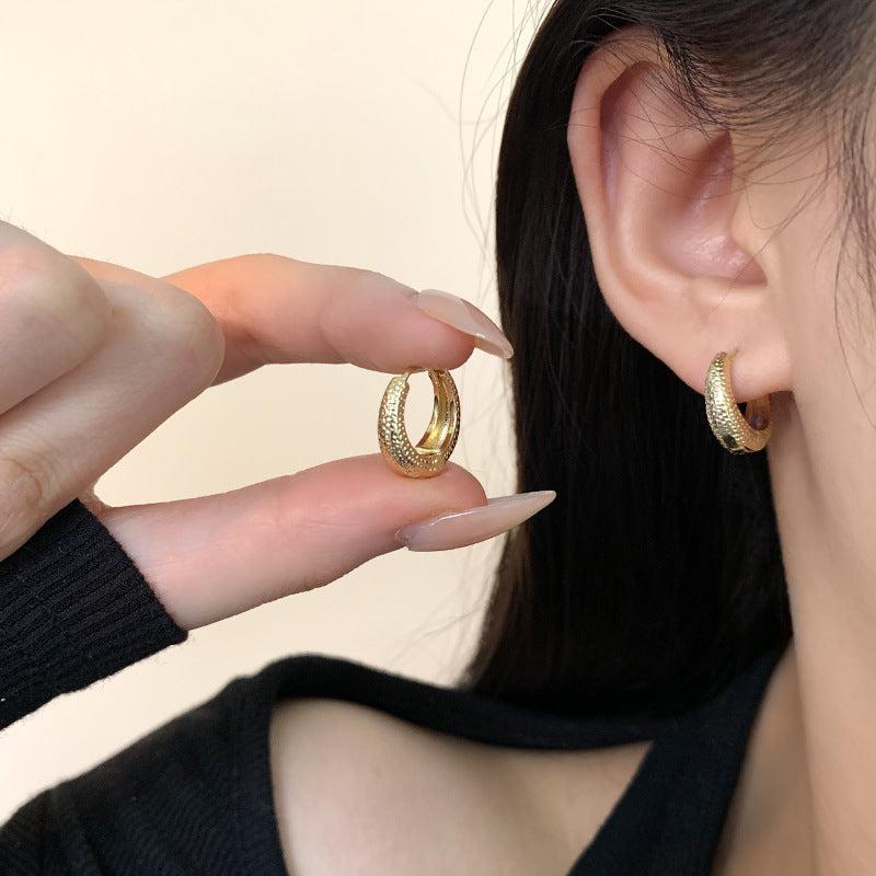 Metal Circle Ear Buckle Women's Ear Jewelry Gift