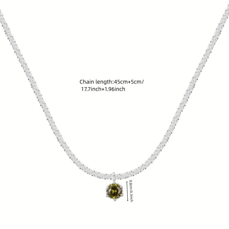 Rhinestone Sparkling Necklace Collar Chain Halloween Gift For Her