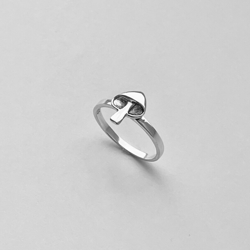 Hot Mushroom Shape Ring Women's Jewelry
