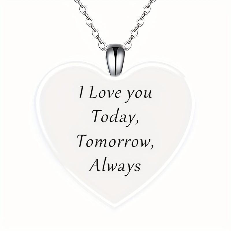 Crystal Pendant Necklace Bird English Birthday Gift
