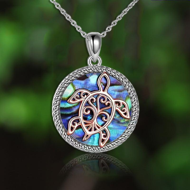 Seashell Turtle Heart Pendant Necklace Gift Jewelry For Girls