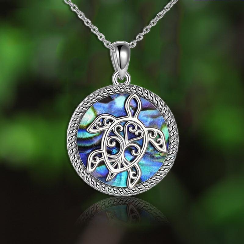 Seashell Turtle Heart Pendant Necklace Gift Jewelry For Girls