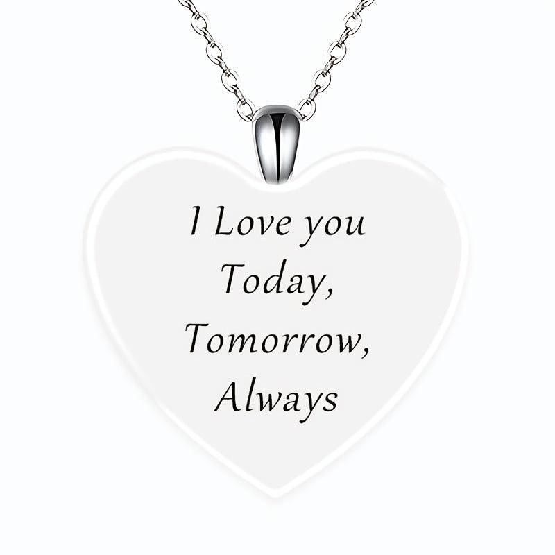 Heart Pony Pattern Pendant Necklace Toy For Children