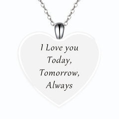 Heart Pony Pattern Pendant Necklace Toy For Children