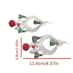 Retro Ethnic Style Tassel Earrings