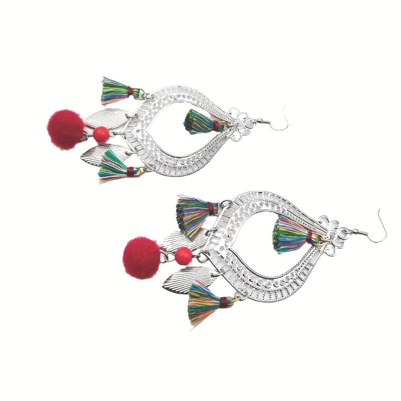 Retro Ethnic Style Tassel Earrings