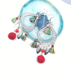 Retro Ethnic Style Tassel Earrings