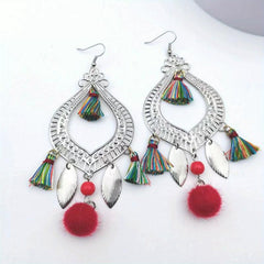 Retro Ethnic Style Tassel Earrings