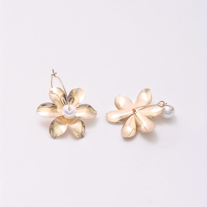 6pcs Pearl Flower Earrings Set For Girlfriend
