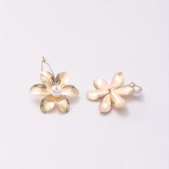 6pcs Pearl Flower Earrings Set For Girlfriend