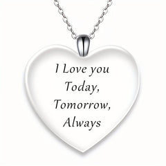 Vintage Heart shaped Pendant Necklace Toy For Kids Daughters