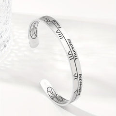 Custom Stainless Steel Bangle Bracelet