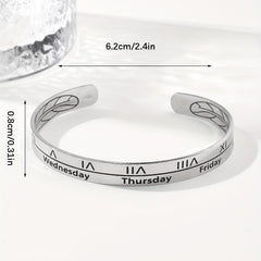 Custom Stainless Steel Bangle Bracelet